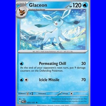 PRE 025 - Glaceon - Reverse Holo
