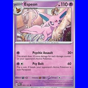 PRE 033 - Espeon - Reverse Holo