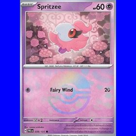 PRE 038 - Spritzee - PokeBall Reverse Holo