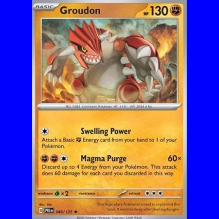 PRE 049 - Groudon - Reverse Holo