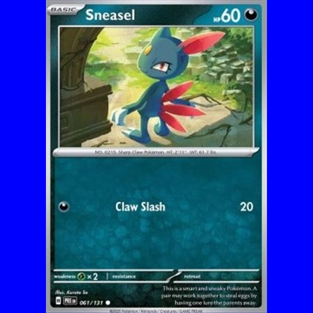 PRE 061 - Sneasel - Reverse Holo
