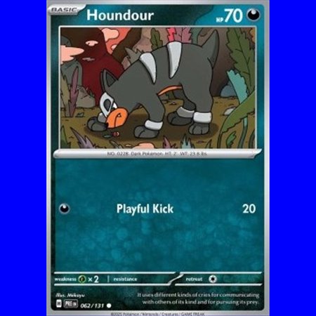 PRE 062 - Houndour - Reverse Holo