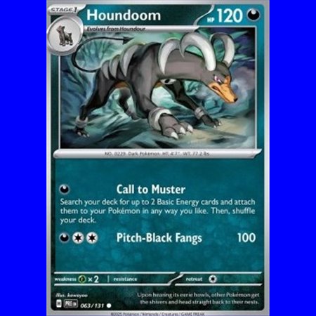PRE 063 - Houndoom - Reverse Holo