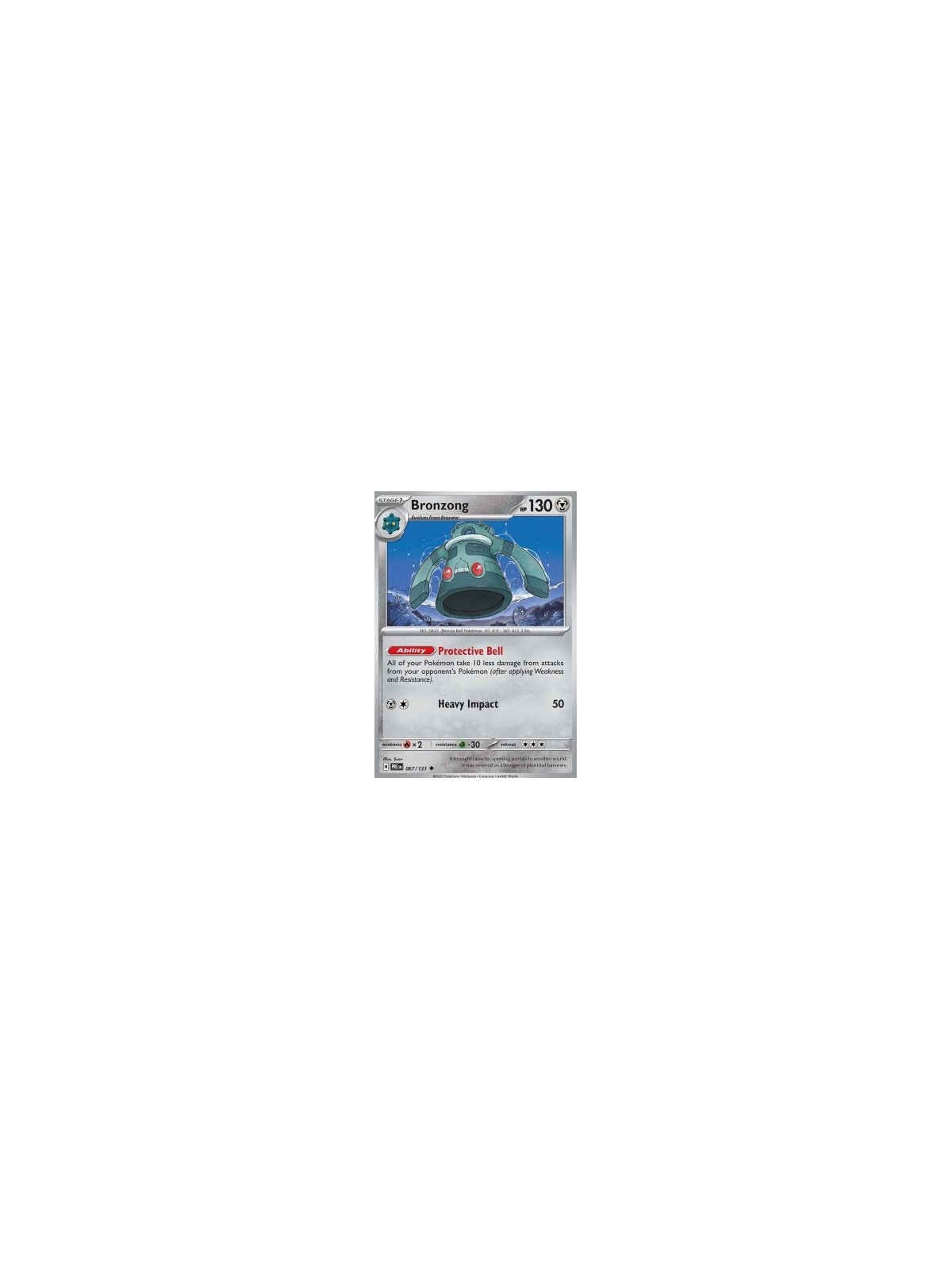 PRE 067 - Bronzong - Reverse Holo