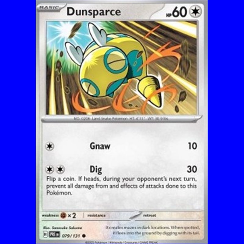 PRE 079 - Dunsparce - Reverse Holo