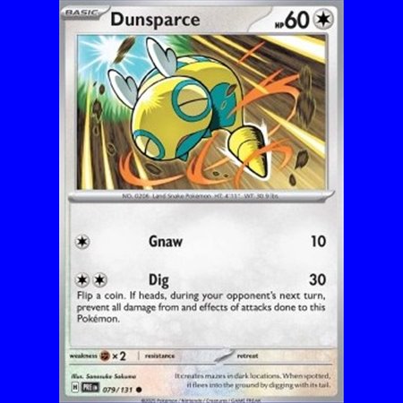 PRE 079 - Dunsparce - Reverse Holo
