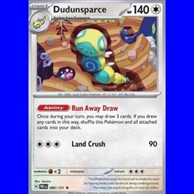 PRE 080 - Dudunsparce - Reverse Holo
