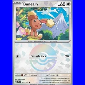 PRE 083 - Buneary - PokeBall Reverse Holo