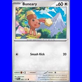 PRE 083 - Buneary - Reverse Holo PRE 083 - Buneary - Reverse Holo