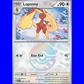 PRE 084 - Lopunny - PokeBall Reverse Holo