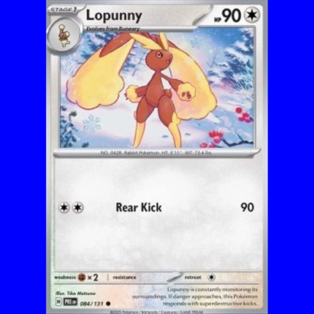 PRE 084 - Lopunny - Reverse Holo