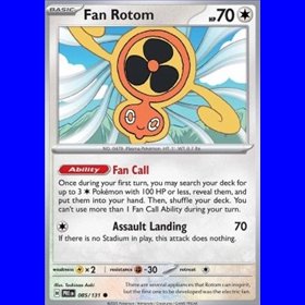 PRE 085 - Fan Rotom - Reverse Holo PRE 085 - Fan Rotom - Reverse Holo