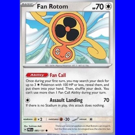 PRE 085 - Fan Rotom - Reverse Holo