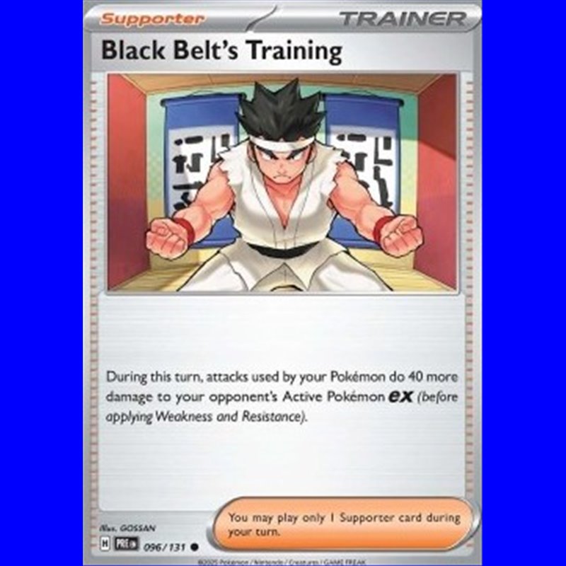 PRE 096 - Black Belt's Training - Reverse Holo