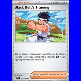 PRE 097 - Black Belt's Training - Reverse Holo