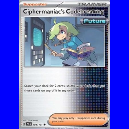 PRE 104 - Ciphermaniac's Codebreaking - Reverse Holo
