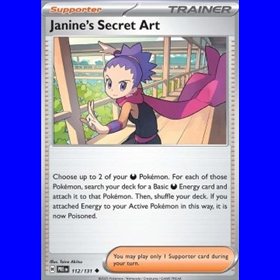 PRE 112 - Janine's Secret Art - Reverse Holo