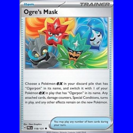 PRE 118 - Ogre's Mask - Reverse Holo