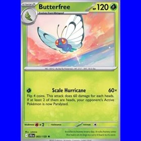 JTG 003 - Butterfree - Reverse Holo
