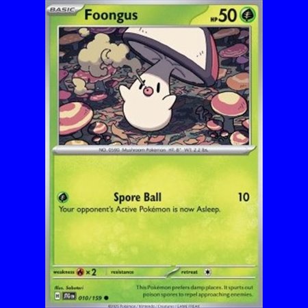 JTG 010 - Foongus - Reverse Holo