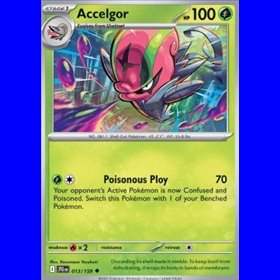 JTG 013 - Accelgor - Reverse Holo JTG 013 - Accelgor - Reverse Holo