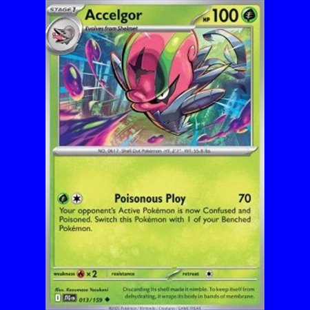 JTG 013 - Accelgor - Reverse Holo
