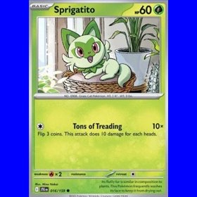 JTG 016 - Sprigatito - Reverse Holo