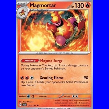 JTG 021 - Magmortar - Reverse Holo