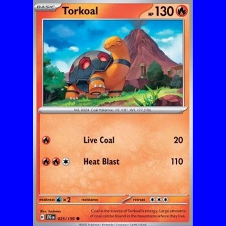 JTG 025 - Torkoal - Reverse Holo