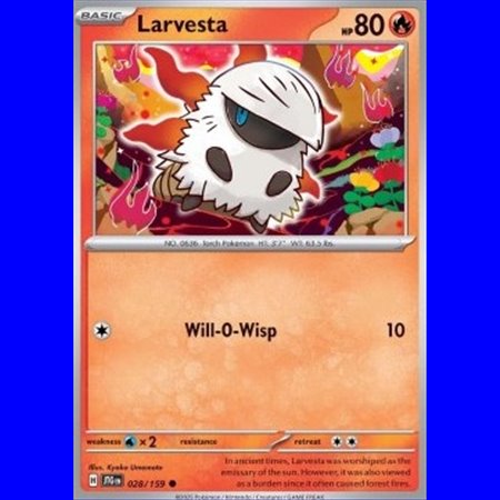 JTG 028 - Larvesta - Reverse Holo