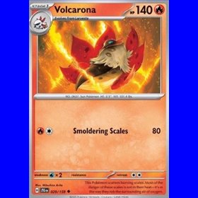 JTG 029 - Volcarona - Reverse Holo