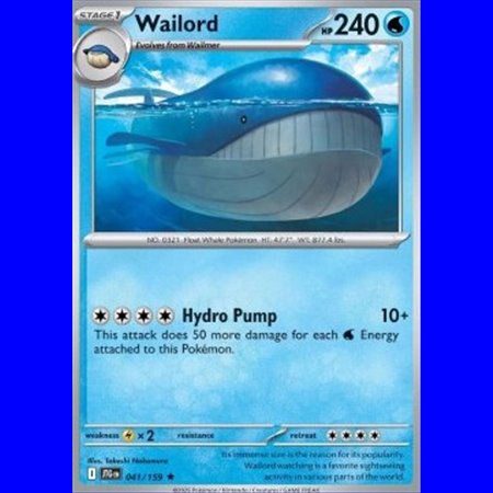 JTG 041 - Wailord - Reverse Holo