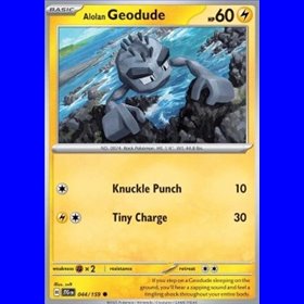 JTG 044 - Alolan Geodude - Reverse Holo