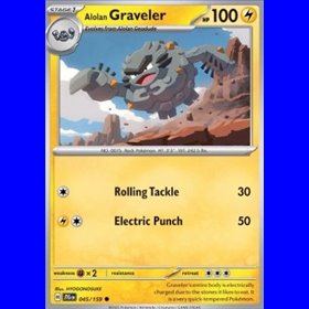 JTG 045 - Alolan Graveler - Reverse Holo