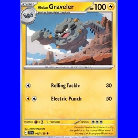 JTG 045 - Alolan Graveler - Reverse Holo