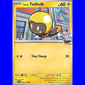 JTG 052 - Iono's Tadbulb - Reverse Holo