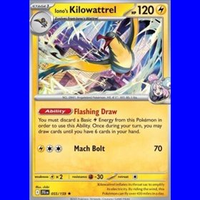 JTG 055 - Iono's Kilowattrel - Holo