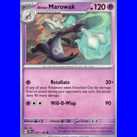 JTG 057 - Alolan Marowak - Reverse Holo