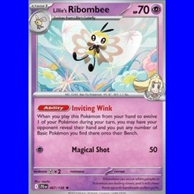 JTG 067 - Lillie's Ribombee - Reverse Holo