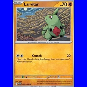 JTG 080 - Larvitar - Reverse Holo JTG 080 - Larvitar - Reverse Holo