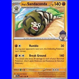 JTG 087 - Hop's Sandaconda - Reverse Holo