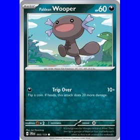 JTG 093 - Paldean Wooper - Reverse Holo