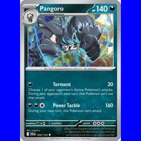 JTG 099 - Pangoro - Reverse Holo