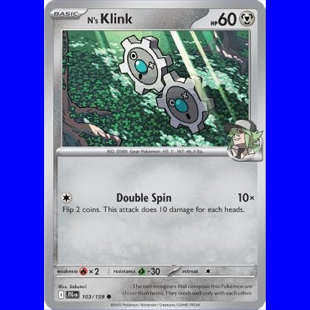 JTG 103 - N's Klink - Reverse Holo