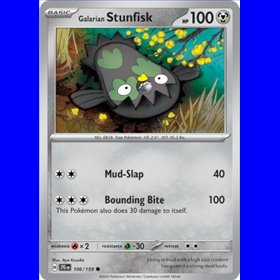 JTG 106 - Galarian Stunfisk - Reverse Holo