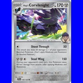 JTG 108 - Hop's Corviknight - Reverse Holo