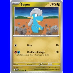 JTG 112 - Bagon - Reverse Holo