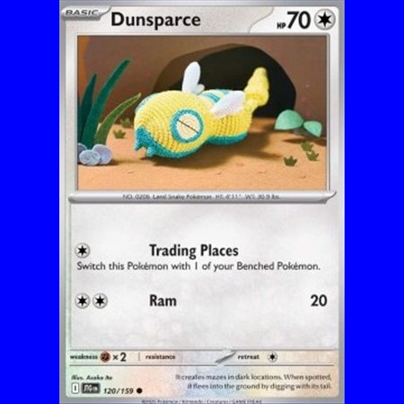 JTG 120 - Dunsparce - Reverse Holo