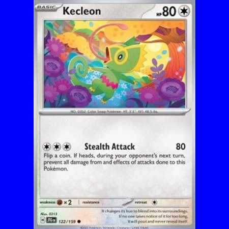 JTG 122 - Kecleon - Reverse Holo