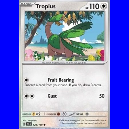JTG 123 - Tropius - Reverse Holo